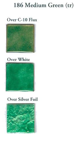 186 Medium Green Schauer Lump (tr)
