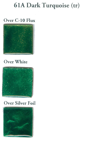 61A Dark Turquoise Green Schauer Lump (tr)