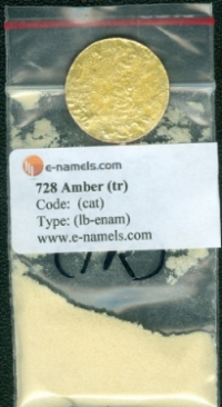 728 Amber (tr) (8/12)  15 ounces available