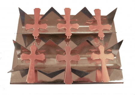 S047 Stainless Steel 6 Item Trivet  - Product Image
