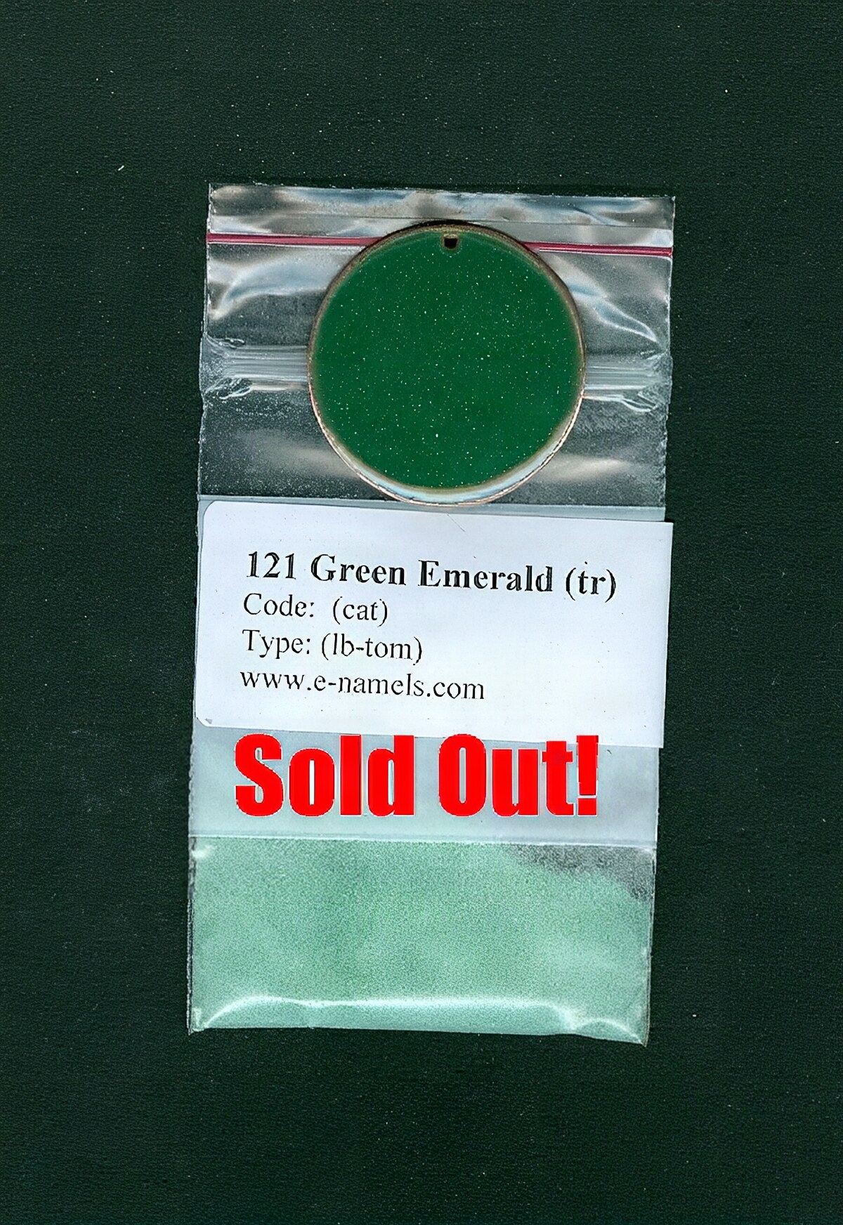 121 Green Emerald (tr)   Sold Out! - Product Image