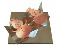 S051 Stainless Steel 2 Item Trivet (Diagonal)  - Product Image