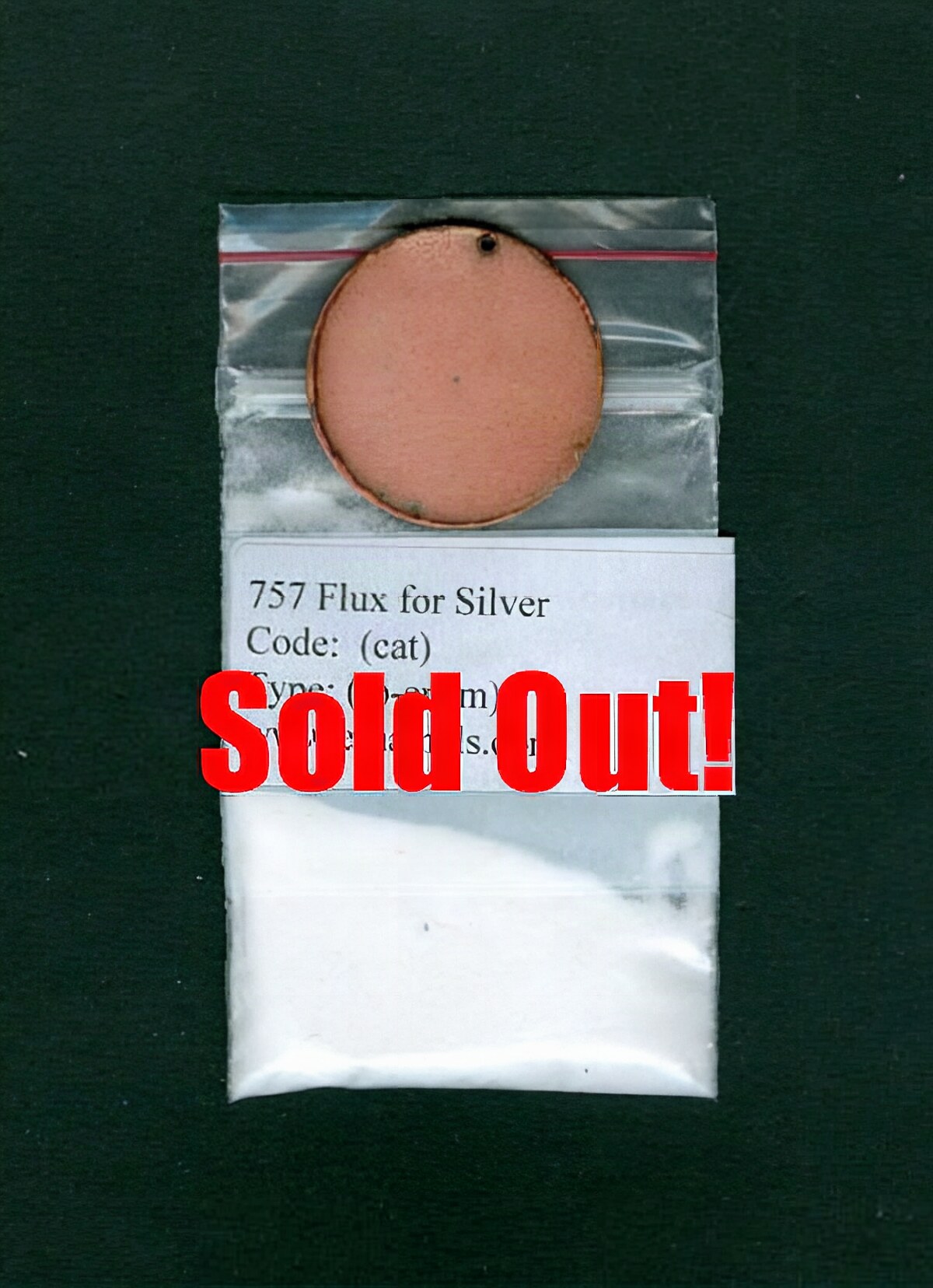 757 Flux for Silver (clear transparent)    - Product Image