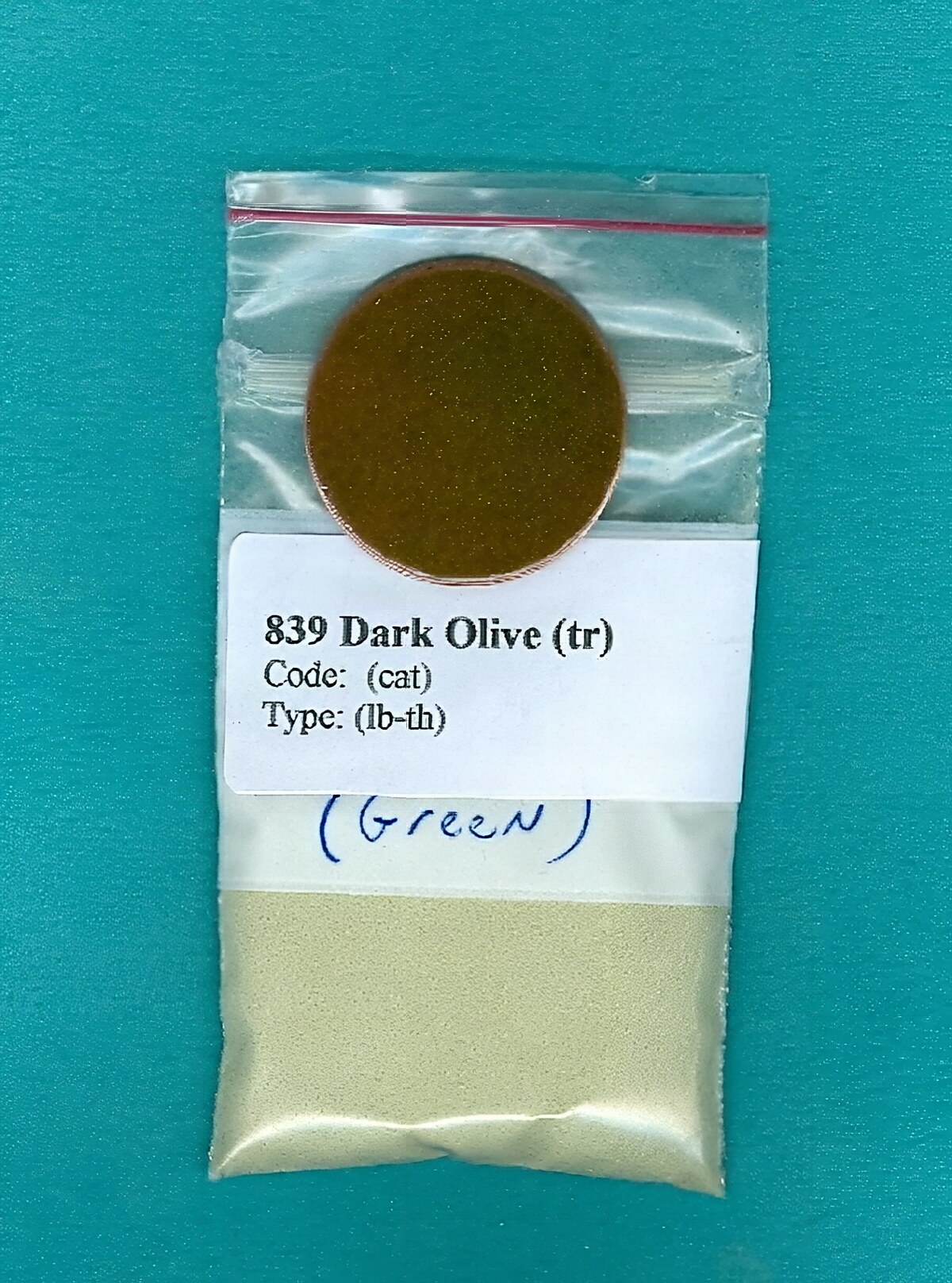839 Dark Olive Green (tr)   * 22 ozs. are available* - Product Image