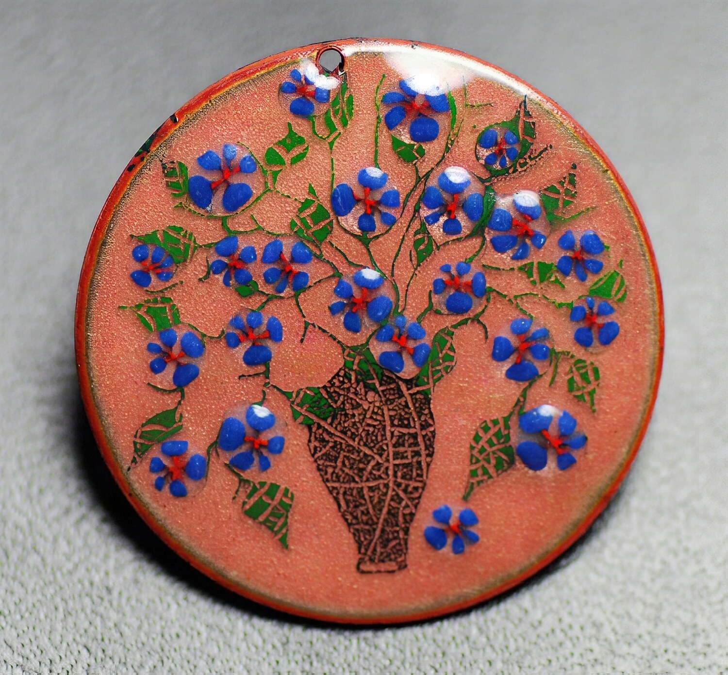 Blue Floral Wafers  - Product Image