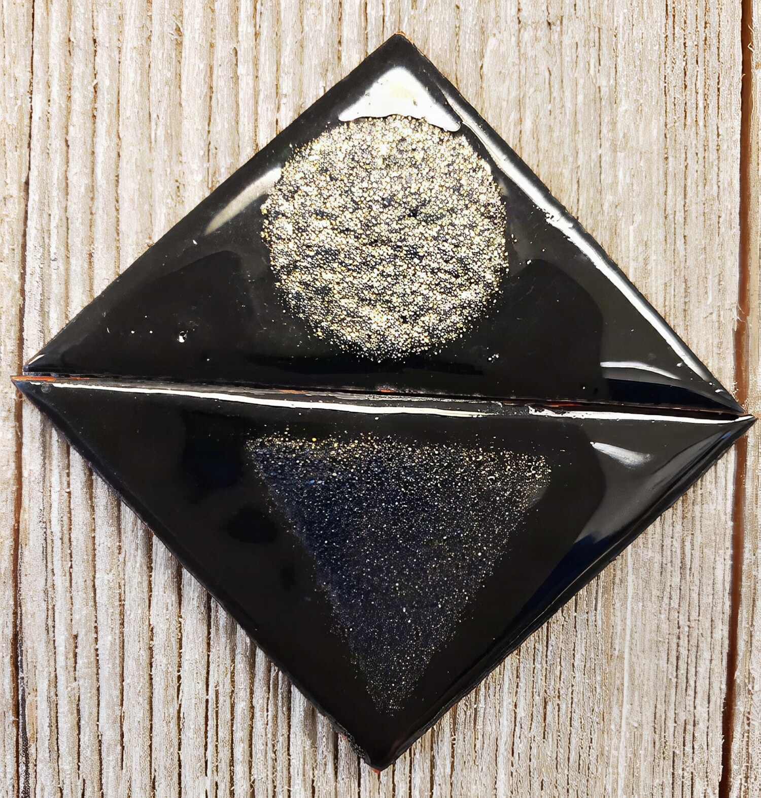 SE-7 Transparent Black Shimmer Gold  (50 Grams)