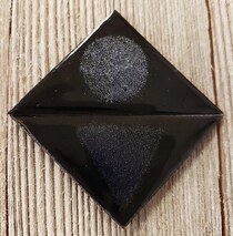 SE-9 Transparent Black Icy White Shimmer  (50 Grams) - Product Image