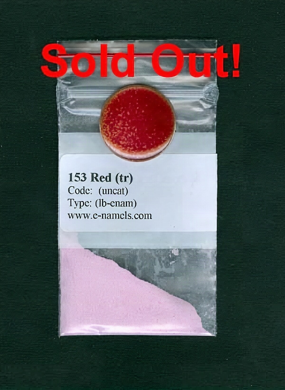 153 Red (tr)Sold Out! - Product Image