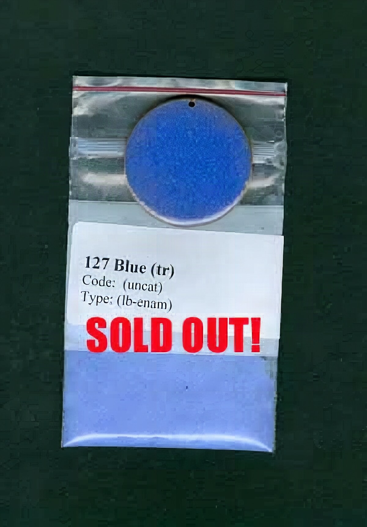 127 Blue (tr)  *SOLD OUT* - Product Image