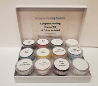 Hirosawa painting enamel kit with 12 colors