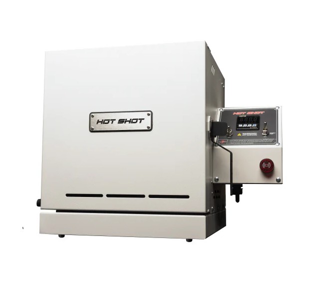 Hot Shot kiln for firing vitreous enamel